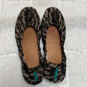 Tieks by Gevrieli flats lace slip on  size 8